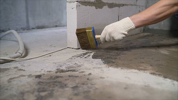 SJ Waterproofing Pros Interior Drainage System coverage map for Mitchell, IN and surrounding area